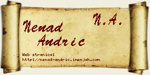 Nenad Andrić vizit kartica